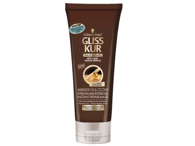 Atkuriamoji kaukė „Gliss Kur Marrakesh Oil & Coconut“