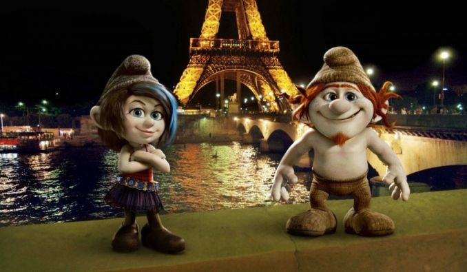 Kadras iš animacinio filmo „Smurfai 2“