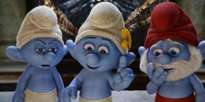 Kadras iš animacinio filmo „Smurfai 2“