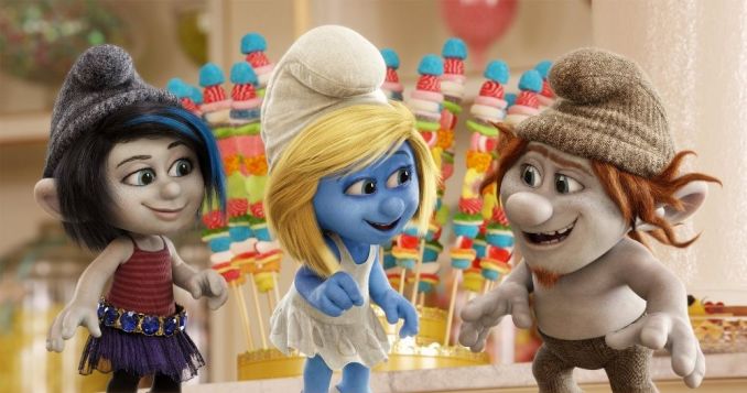 Kadras iš animacinio filmo „Smurfai 2“
