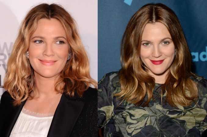 Patamsinusi plaukus aktorė Drew Barrymore tapo išraiškingesnė