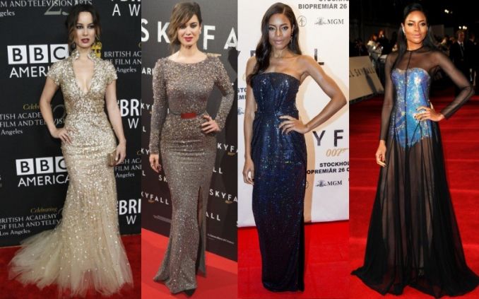 Berenice Marlohe ir Naomie Harris