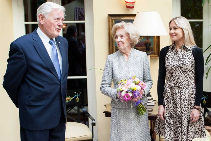 Valdas Adamkus, Alma Adamkienė ir Laura Asadauskaite