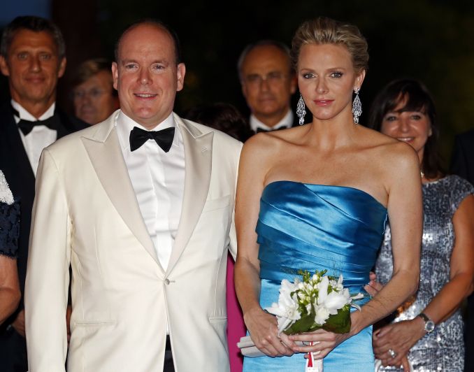 Princas Albertas II ir jo žmona princesė Charlene