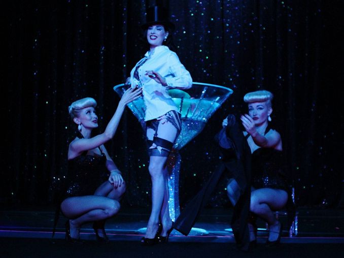 Burleskos šokėja Dita Von Teese