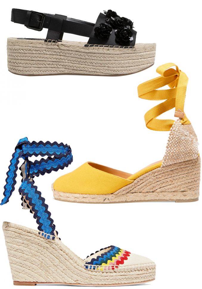 „Stradivarius“, „Castañer“ (net-a-porter.com), „Loeffler Randall“ (net-a-porter.com)