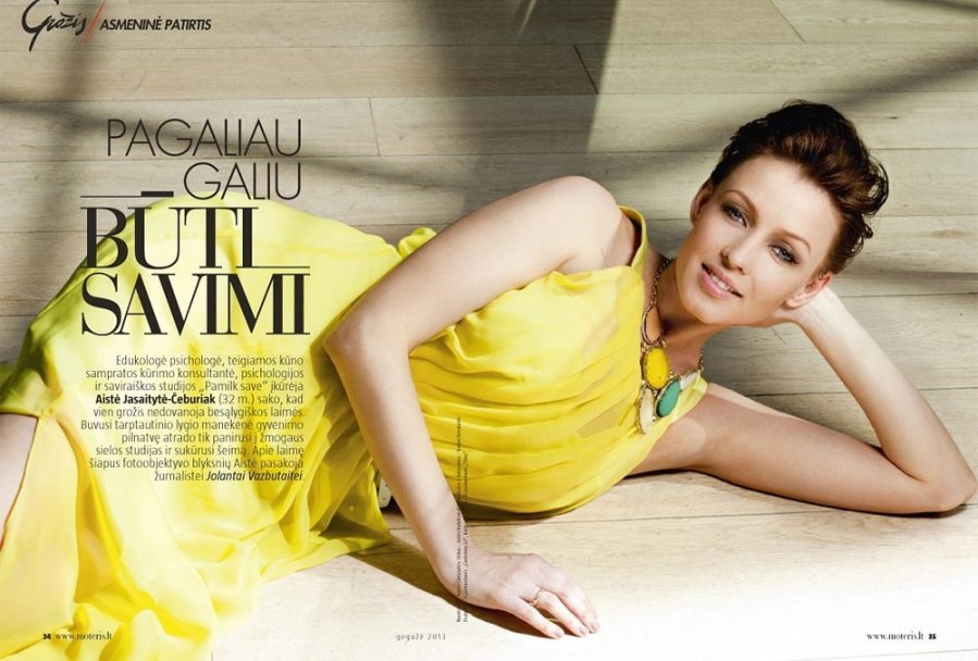 „Pagaliau galiu būti savimi“, – tvirtina Aistė Jasaitytė-Čeburiak