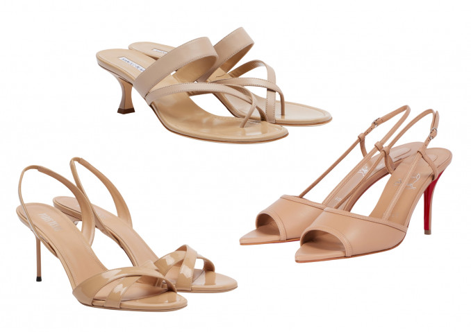 Aukštakulnės basutės: „Paris Texas“, „Manolo Blahnik“, „Christian Louboutin“