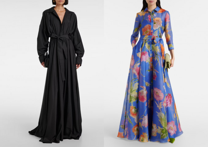 Suknelės: „Norma Kamali“, „Carolina Herrera“