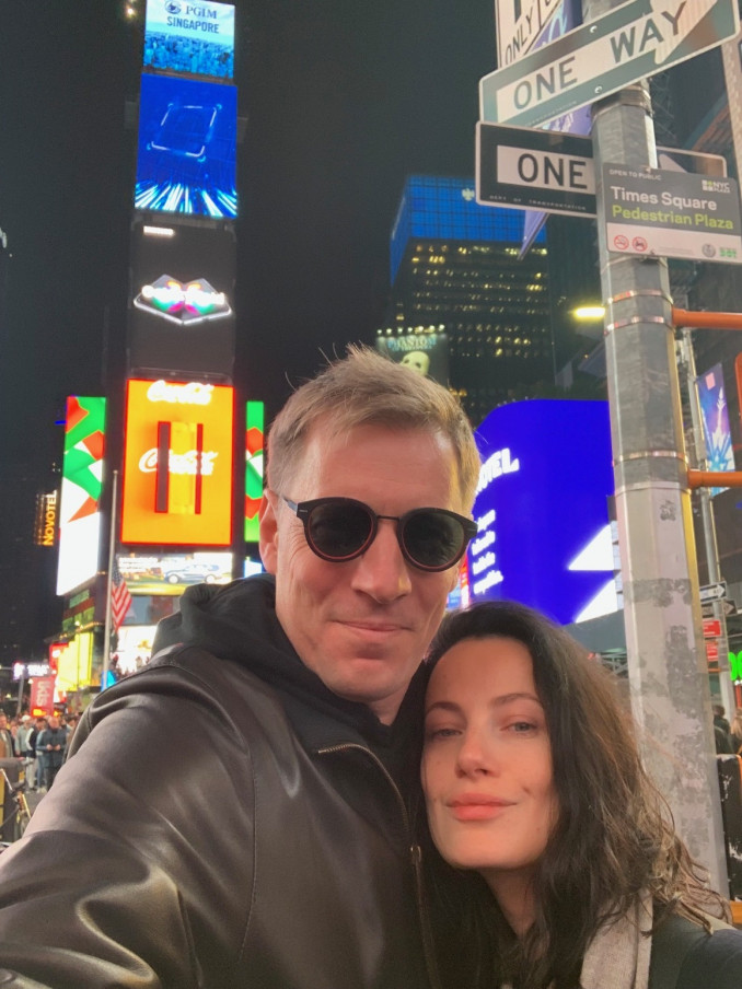 A. Kuzmickaitė su vyru Sauliumi Prūsaičiu