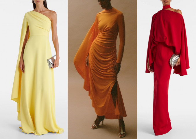 Suknelės: „Solace London“, „Bottega Veneta“, „Taller Marmo“