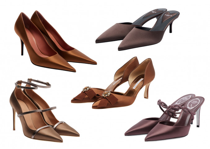 Bateliai: „Amina Muaddi“, „Malone Souliers“, „Alaia“, „Manolo Blahnik“, „Rene Caovilla“