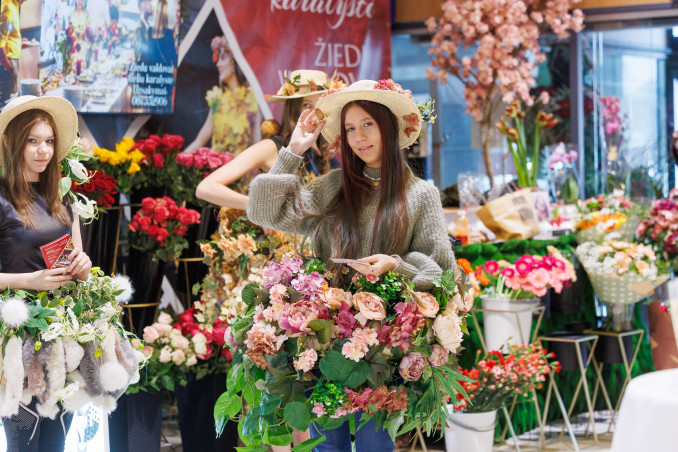 Modesto Vasiliausko gėlių erdvės atidarymas