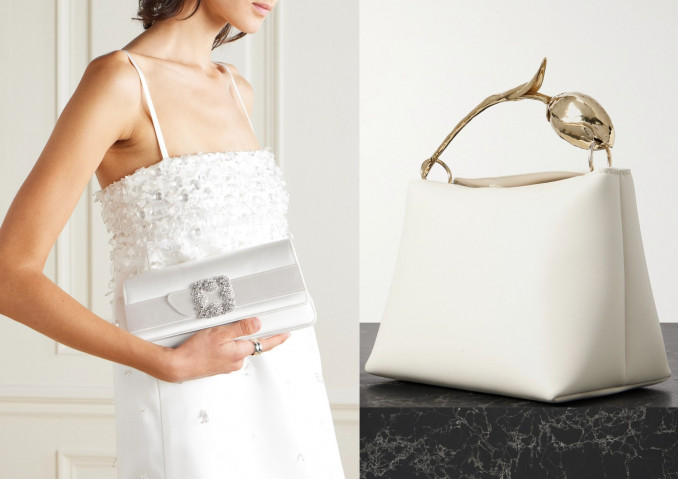 Rankinės: „Manolo Blahnik“, „Erdem“