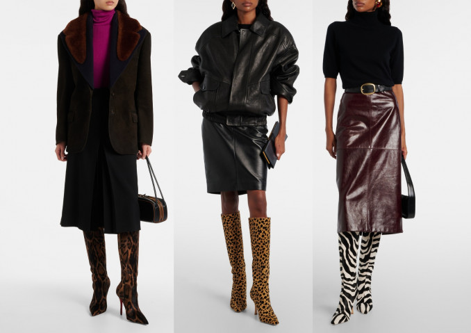 Ilgaauliai batai: „Christian Louboutin“, „Jimmy Choo“ (2,3,)