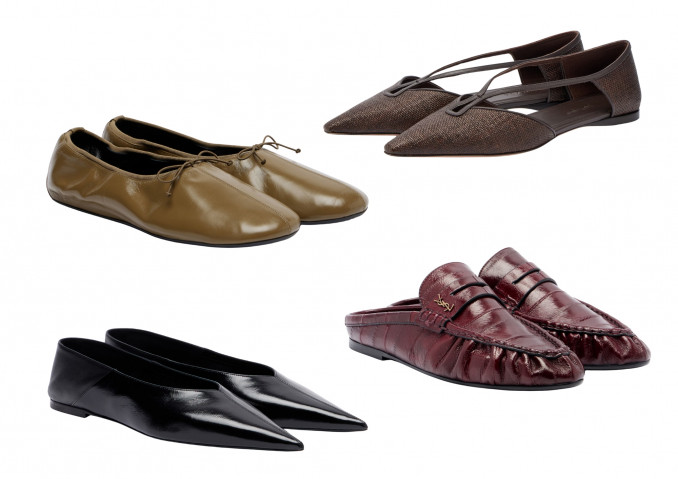 Bateliai: „Phoebe Philo“, „Saint Laurent“, „Max Mara“