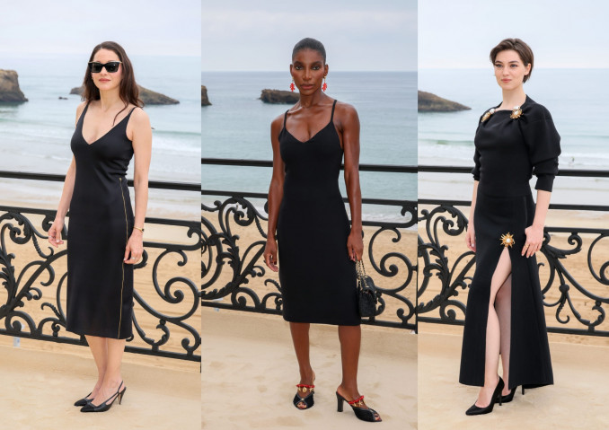 Aktorės Marion Cotillard, Michaela Coel ir Anamaria Vartolomei