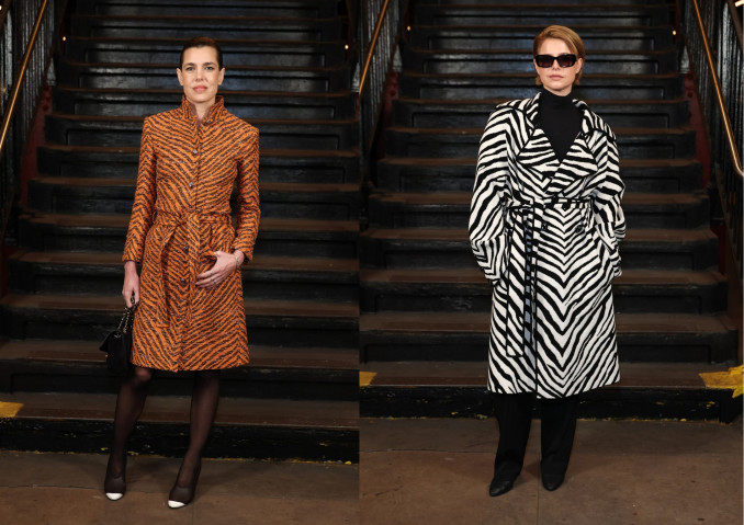 Charlotte Casiraghi ir Jessie Buckley, „Métiers d’Art“ 2026 m. mados šou