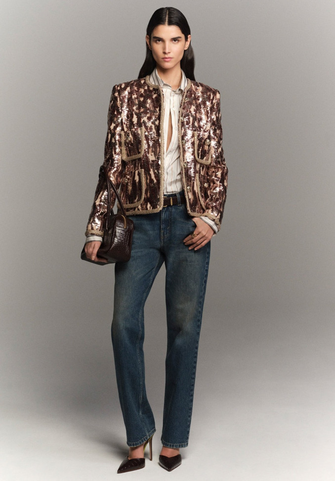 „Elie Saab“ 2026 m. rudens prekolekcijos modelis