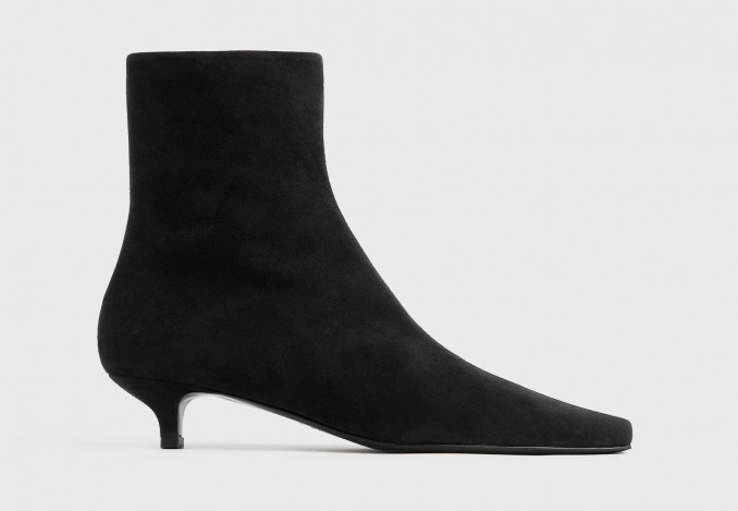 Toteme slim_suede ankle boots