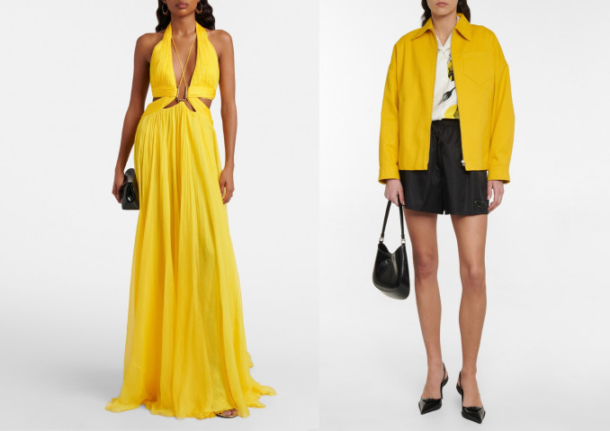 Suknelė, „Roberto Cavalli“, švarkas, „Prada“