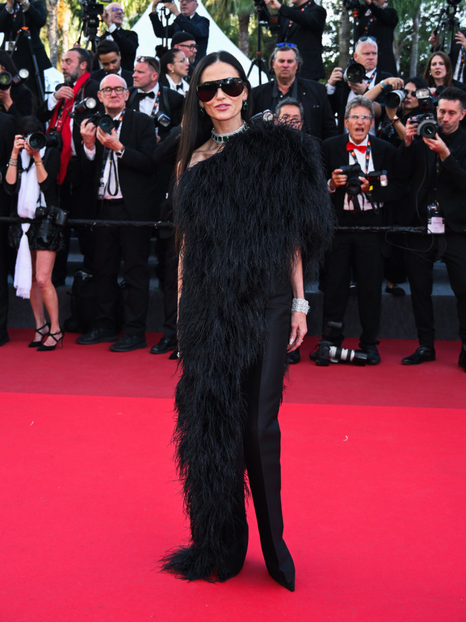 Aktorė Demi Moore Kanų kino festivalyje