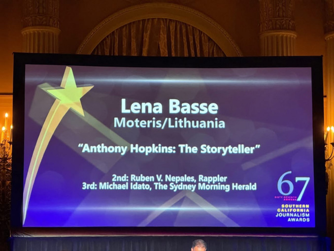 „Moters“ rašinys įvertintas Pietų Kalifornijoje