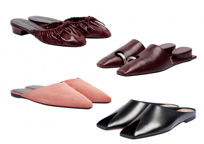 Įsispiriami bateliai: „Herbert Levine“ (1,3), „Tory Burch“, „Alaïa“