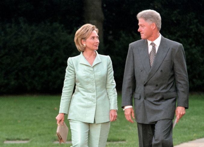 Su vyru, buvusiu JAV prezidentu Billu Clintonu