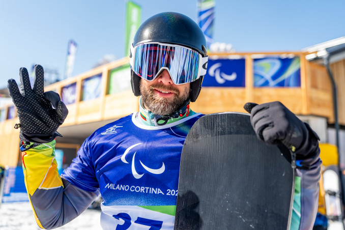 Rapolas Micevičius pateko į paralimpinių žaidynių snieglenčių kroso finalą