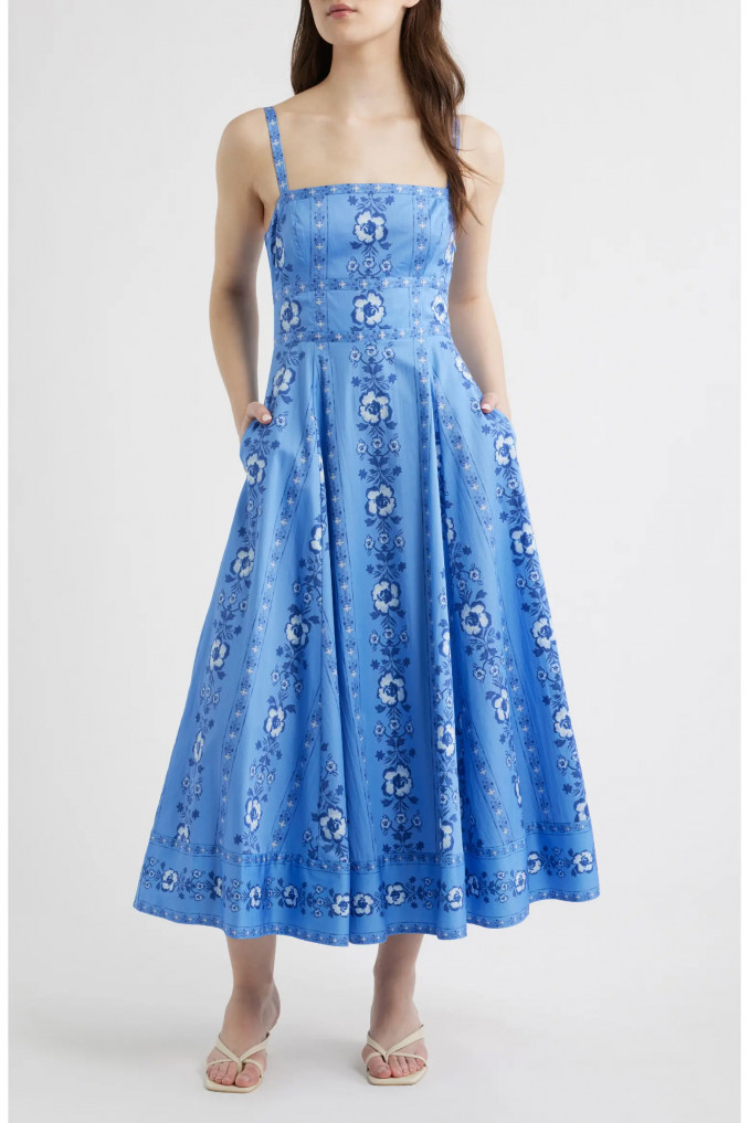 Hill House Home The Margot Print Sleeveless Maxi Dress