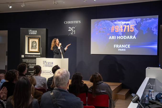 Prancūzijoje vykusioje labdaros loterijoje originalų Pablo Picasso paveikslą, kurio vertė viršija 1 mln. eurų, laimėjo inžinierius iš Paryžiaus