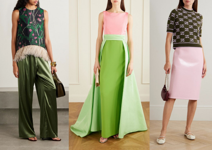 Palaidinė, „La DoubleJ“, suknelė, „Carolina Herrera“, megztinis, „Gucci“