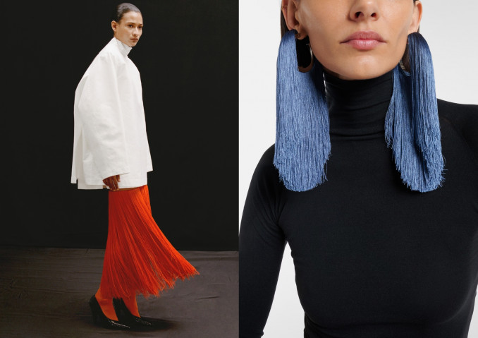 „Alaia“ modelis ir auskarai