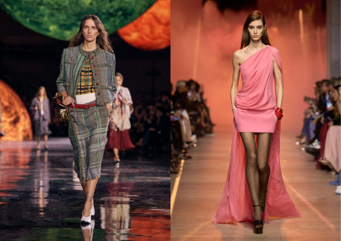 „Chanel“ ir „Elie Saab“ 2026 m. pavasario ir vasaros modeliai